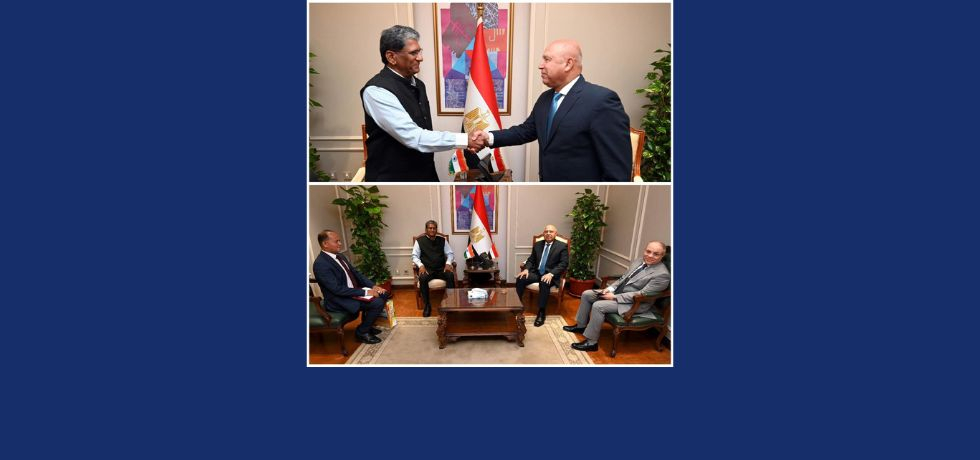 Ambassador met H.E. Lieutenant General Kamel Al-Wazir, Deputy Prime Minister for Industrial Development and Minister of Transport and Industry of Egypt